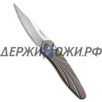 Нож Newport Satin S35VN Titanium Pro-Tech складной автоматический PT3450